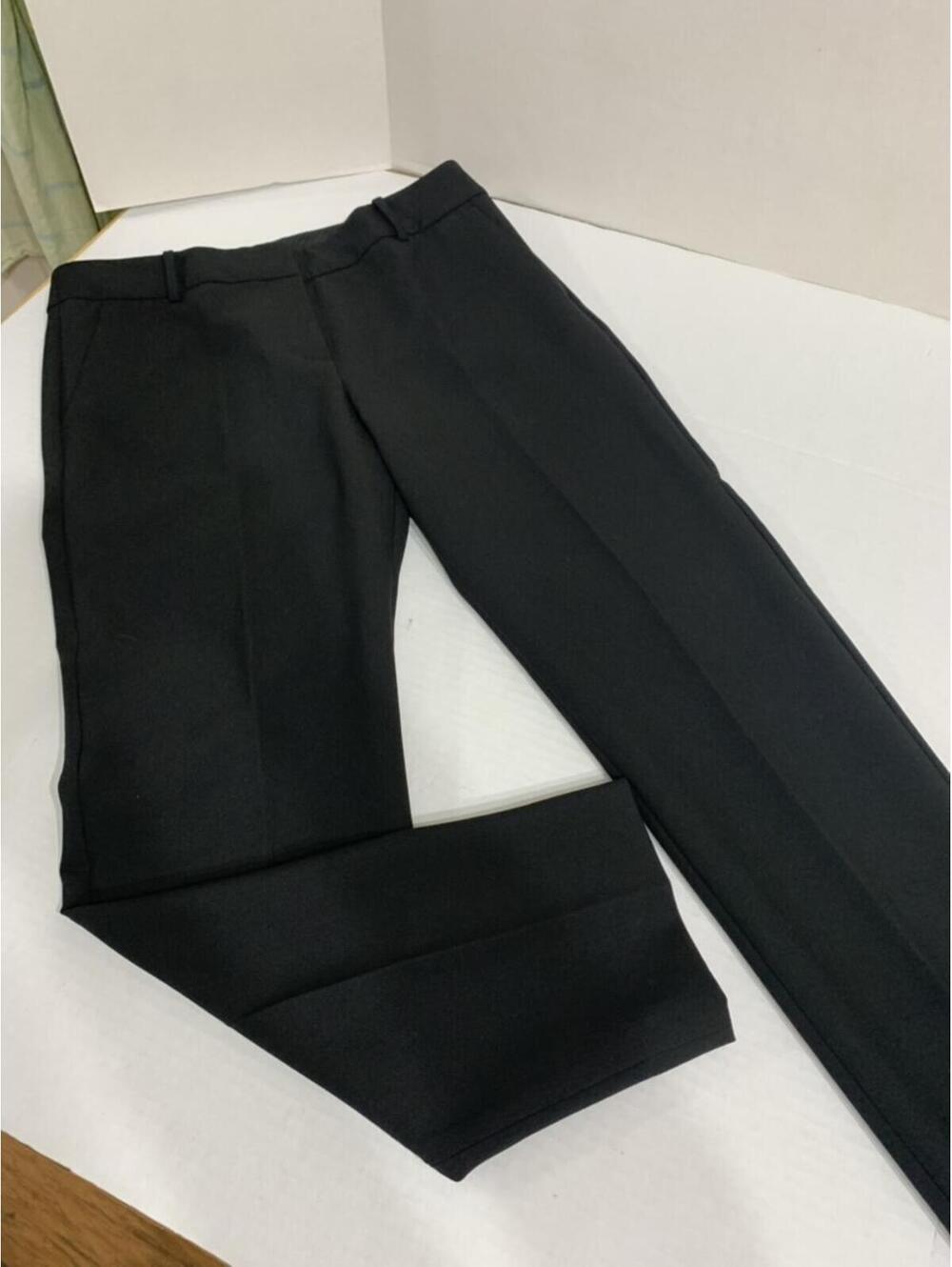 NWOT Talbots Hampshire Ankle Pants Black Womans Size 10 Dress Pants